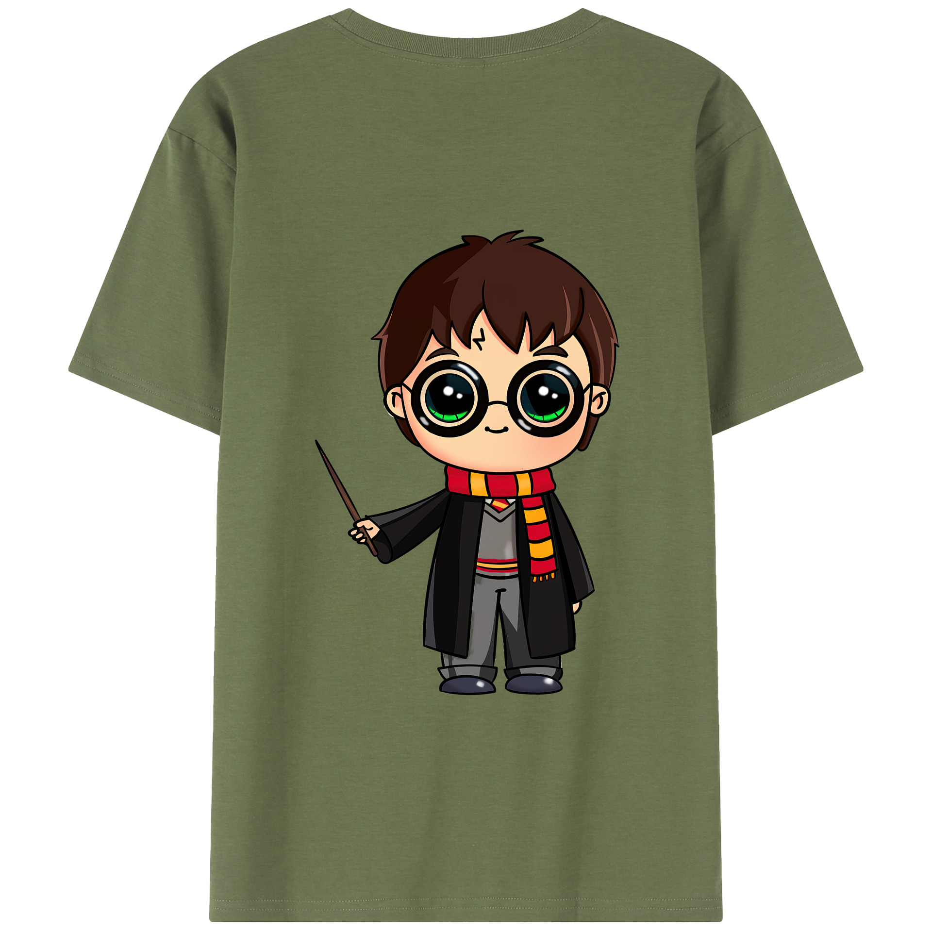 （画像用） Harry Potter ハリー・ポッターシリーズ 綿100％半袖Tシャツ（背面プリント）